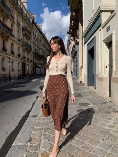 Early Fall Parisian Looks - Reformation Skirt