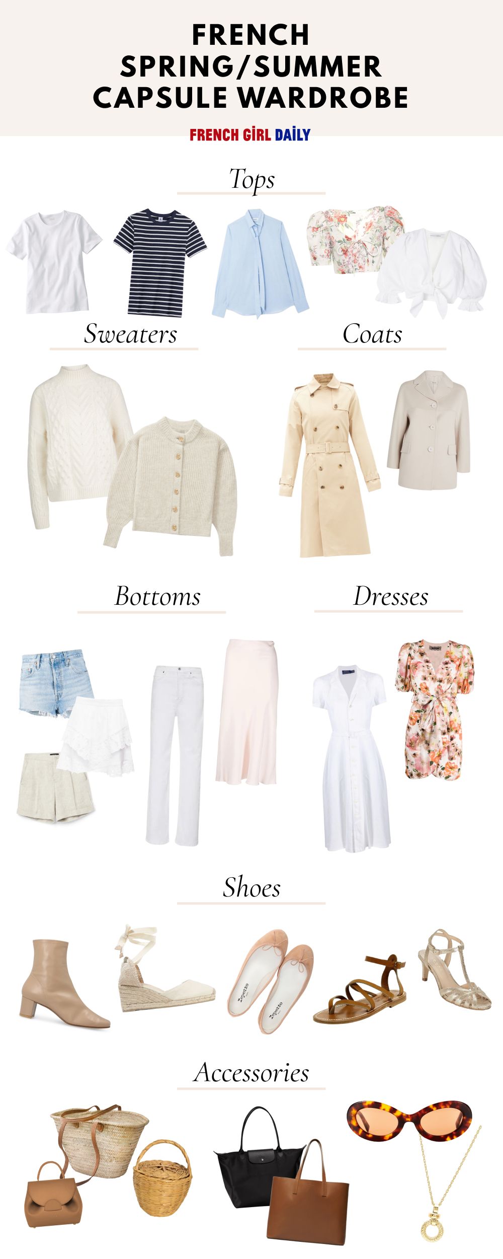 A French Spring Summer Capsule Wardrobe