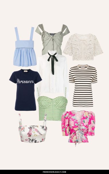 French summer tops